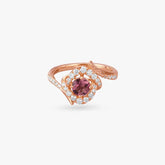 Rosy Reverie Diamond Finger Ring